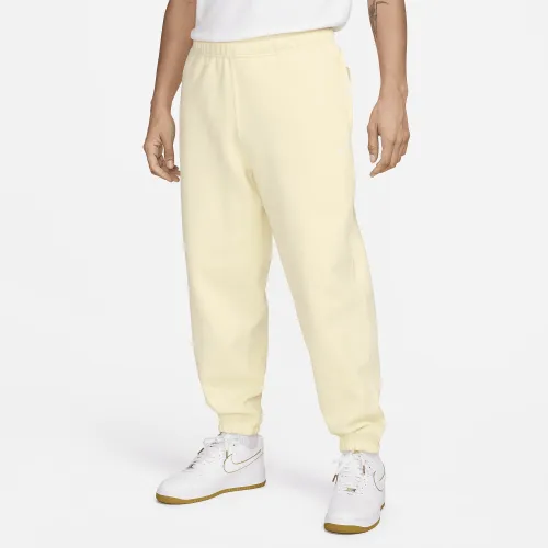 Nike Solo Swoosh чоловічі Fleece Pants колір коричневий