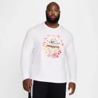 Nike мужские Max90 Long-Sleeve баскетбольные футболка цвет белый