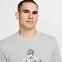 Nike чоловічі Dri-FIT Fitness футболка колір сірий
