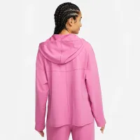 Nike Yoga Dri-FIT женская Fleece Толстовка с капюшоном Pink