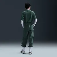 Nike Sportswear Phoenix Fleece женская С высокой Талией оверсайз Sweatpants цвет зеленый