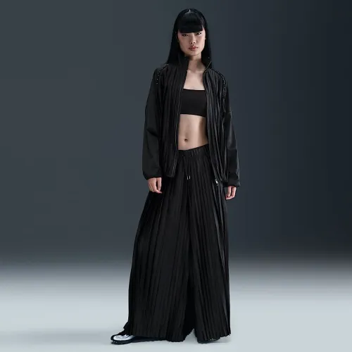 Nike Sportswear Collection женская Mid-Rise Pleated спортивные штаны цвет черный