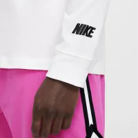 Nike мужские Long-Sleeve баскетбольные футболка цвет белый