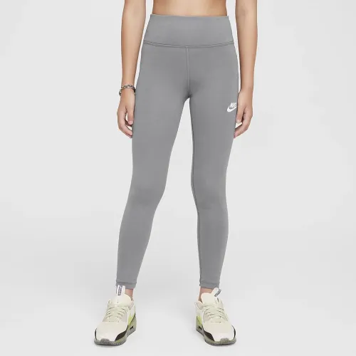 Nike Sportswear Classic Girls' З високою талією лосіни колір сірий