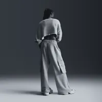 Nike Sportswear женская оверсайз French Terry Shrug цвет серый