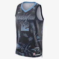 Ja Morant Memphis Grizzlies 2025/26 Select Series мужские Nike Dri-FIT NBA Swingman Jersey синий