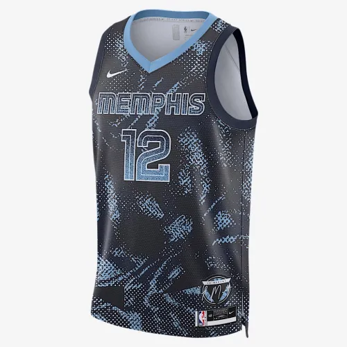 Ja Morant Memphis Grizzlies 2025/26 Select Series чоловічі Nike Dri-FIT NBA Swingman Jersey блакитний