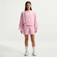Nike Sportswear Phoenix Fleece женская Over-оверсайз Crew-Neck свитшот Pink