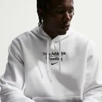 Nike мужские Wrestling Pullover Толстовка с капюшоном цвет белый