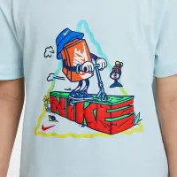 Nike Little дитячі Boxy Scooter футболка блакитний