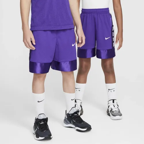 Nike Dri-FIT Elite 23 Big дитячі (для хлопчиків) баскетбольні шорти колір фіолетовий