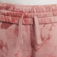 Nike Sportswear Club Fleece Big детские (Girls') French Terry Wide-Leg Pants Pink
