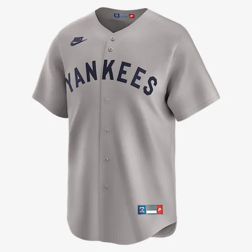 New York Yankees Cooperstown чоловічі Nike Dri-FIT ADV MLB Limited Jersey колір сірий