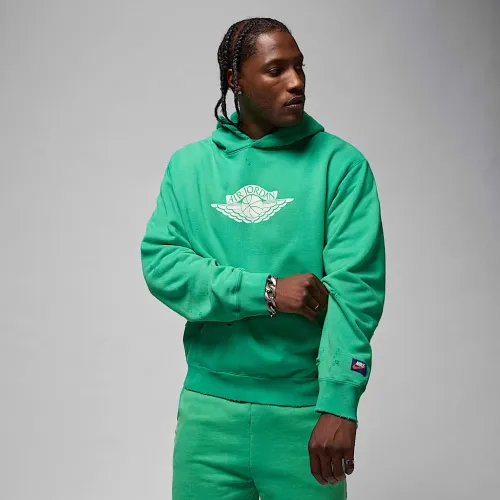 Nike Jordan Rare Air чоловічі Fleece Pullover Толстовка з капюшоном колір зелений