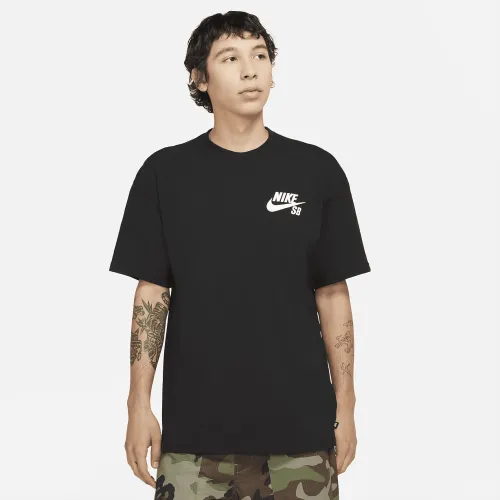 Nike SB Logo Skate футболка колір чорний