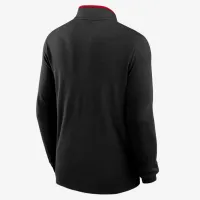 Ohio State Buckeyes Victory мужские Nike Dri-FIT College 1/2-Zip Long-Sleeve Top цвет черный