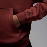 Nike Jordan Sport Hoop Fleece мужские Dri-FIT Pullover Толстовка с капюшоном цвет коричневый