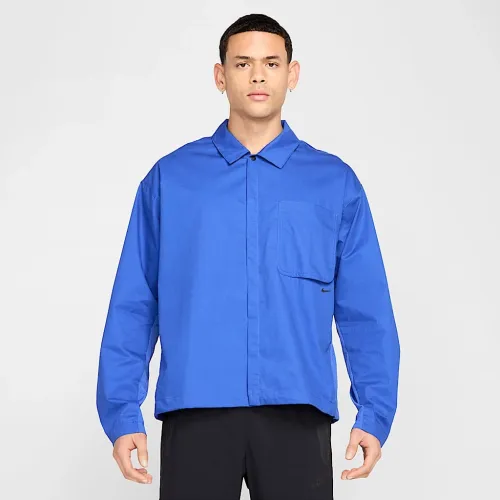 Nike Sportswear Tech мужские Button-Down Top синий