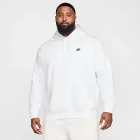 Nike Club чоловічі Pullover Fleece Толстовка з капюшоном колір білий