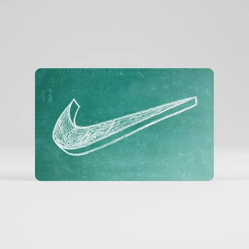 Nike Gift Card Mailed in a Mini Nike Shoebox цвет зеленый