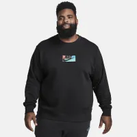 Nike Club Fleece мужские Crew цвет черный