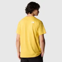 Футболка The North Face Woodcut Dome 0A87NXQOA1 - жовта