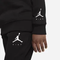 Nike Jordan Toddler Толстовка с капюшоном and Pants набор цвет черный