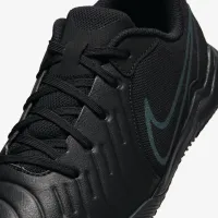 Nike Jr. Tiempo Legend 10 Academy Little/Big детские Indoor/Court Low-Top Soccer Кроссовки цвет черный