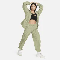Nike Sportswear Everything Wovens женская Mid-Rise Open-Hem Pants цвет зеленый