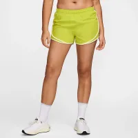 Nike Tempo женская Brief-Lined Running шорты цвет зеленый