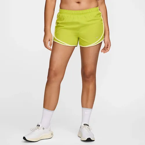 Nike Tempo женская Brief-Lined Running шорты цвет зеленый