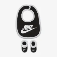 Nike Baby (0-6M) Bib and Booties набор цвет черный