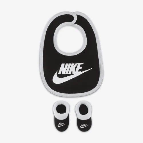Nike Baby (0-6M) Bib and Booties набор цвет черный