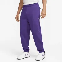 Nike Solo Swoosh чоловічі Fleece Pants колір фіолетовий