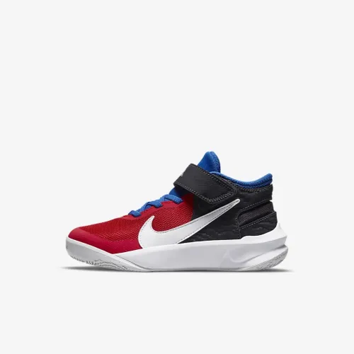 Nike Team Hustle D 10 FlyEase Little дитячі Easy On/Off Кросівки колір чорний