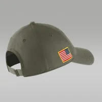 Michigan Heritage86 Nike College Adjustable Cap колір зелений