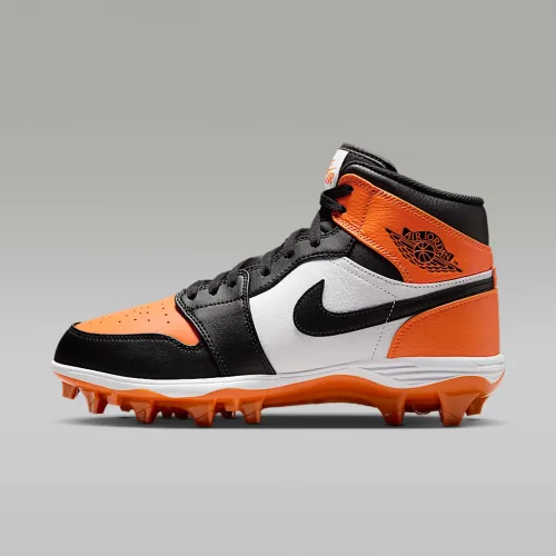 Nike Jordan 1 Mid TD мужские Football Cleat Orange