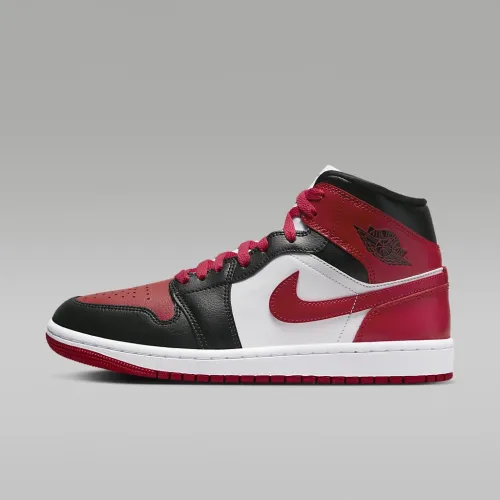 Nike Air Jordan 1 Mid жіноча Кросівки колір чорний