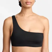 Nike Swim Essential женская Asymmetrical Bikini Top цвет черный
