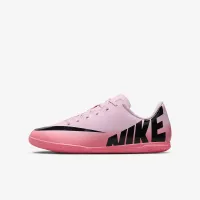 Nike Jr. Mercurial Vapor 15 Club Little/Big дитячі IC Low-Top Soccer Кросівки Pink