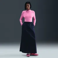 Nike Sportswear Chill Knit жіноча Slim Long-Sleeve Mock-Neck футболка Pink