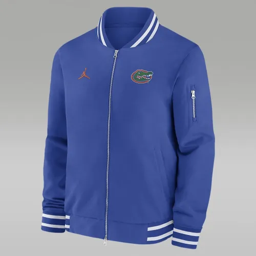 Nike Florida Gators Sideline чоловічі Jordan College Full-Zip Bomber Куртка блакитний