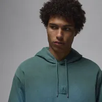 Nike Jordan Flight Fleece чоловічі Pullover Толстовка з капюшоном колір зелений