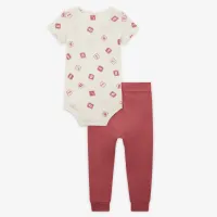 Nike Baby (12-24M) 2-Piece Printed Bodysuit комплект колір коричневий
