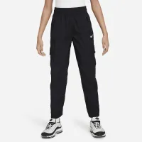 Nike Sportswear Big детские (Girls') С высокой Талией Woven Cargo Pants цвет черный