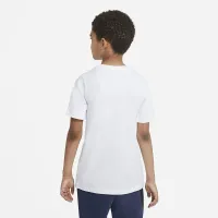 Nike Sportswear Big дитячі бавовняніфутболка колір білий