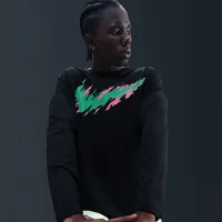 Nike Miler чоловічі Dri-FIT UV Long-Sleeve Running Top колір чорний