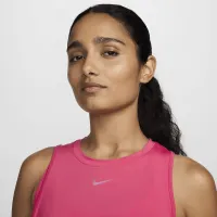 Nike One Classic женская Dri-FIT Cropped Tank Top Pink