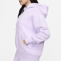 Nike Sportswear Phoenix Fleece жіноча оверсайз Pullover Толстовка з капюшоном колір фіолетовий