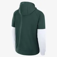 Michigan State Spartans Fitness Men’s Nike Therma College Pullover Толстовка з капюшоном колір зелений